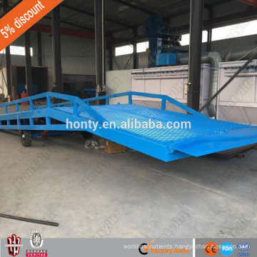 6 ton load 1.8 m mobile hydraulic car ramp iron ramp